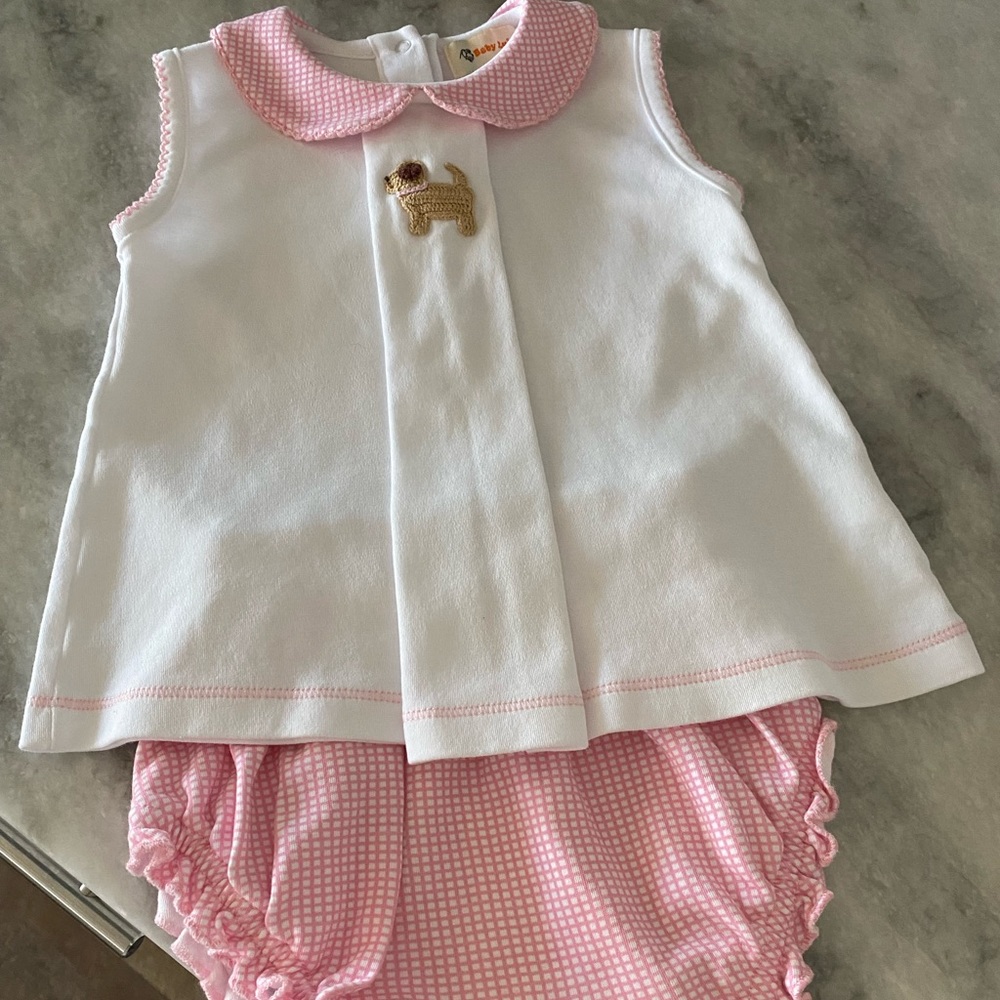 Baby Luigi dog two piece set